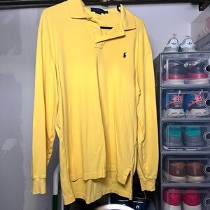 Ralph Lauren Men's Yellow Polo Shirt